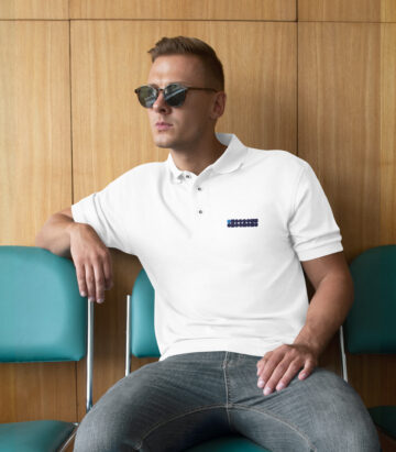 Bits of C.J. Logo Men's Polo (Light)